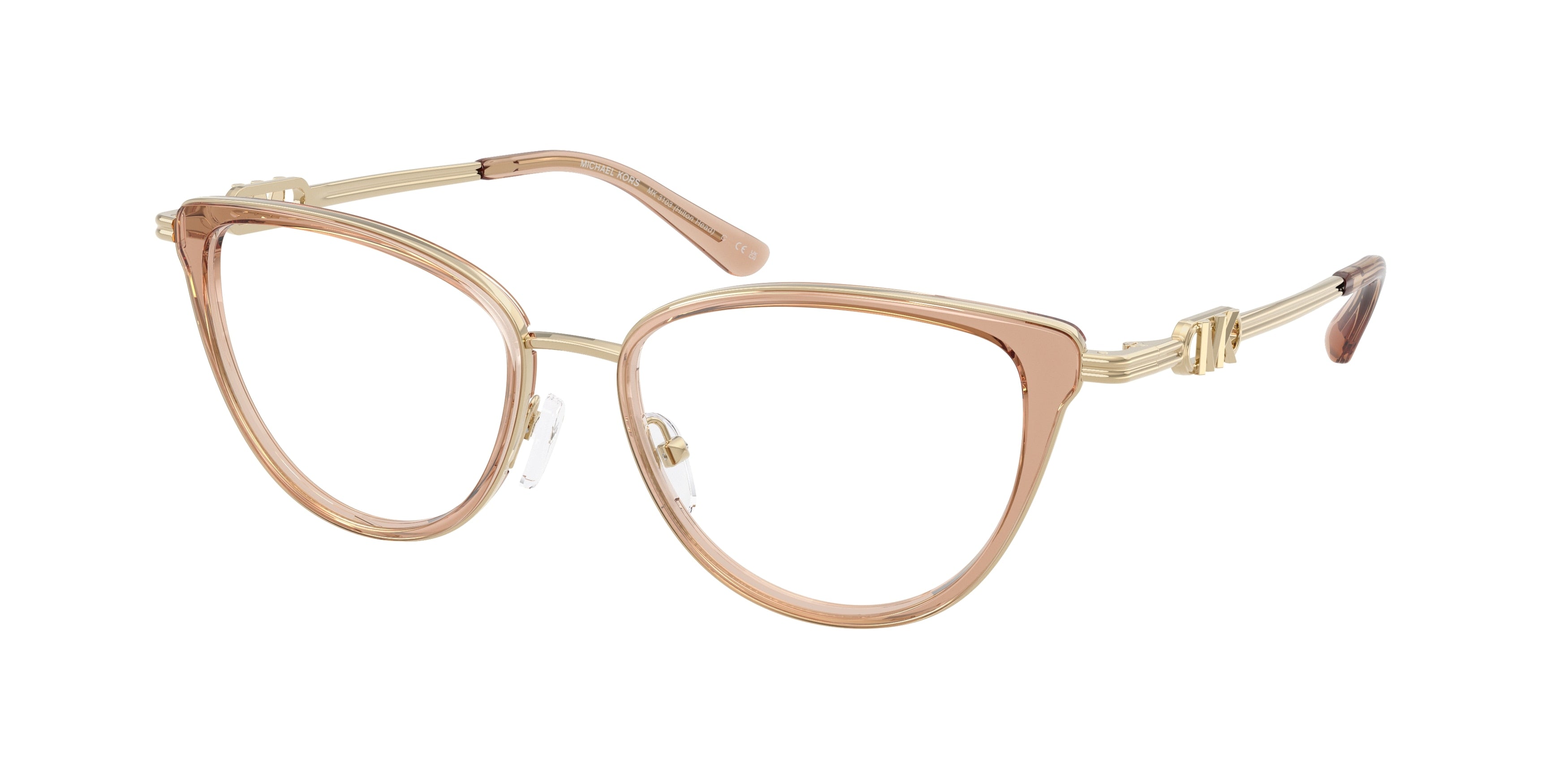 Gafas Oftálmicas Michael Kors Hilton Head MK3103 Marrón Claro