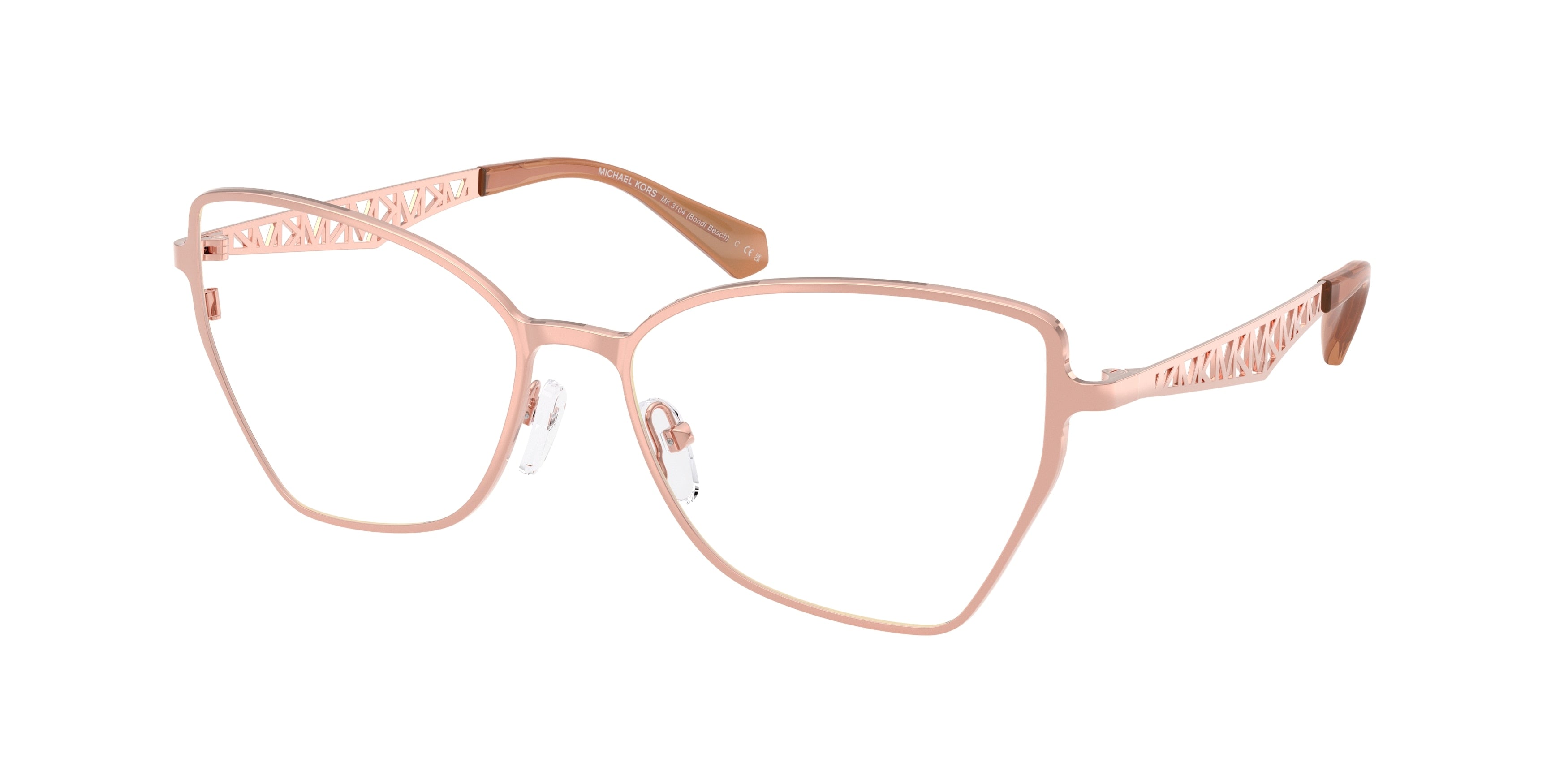 Gafas Oftálmicas Michael Kors Bondi Beach MK3104 Oro Rosa