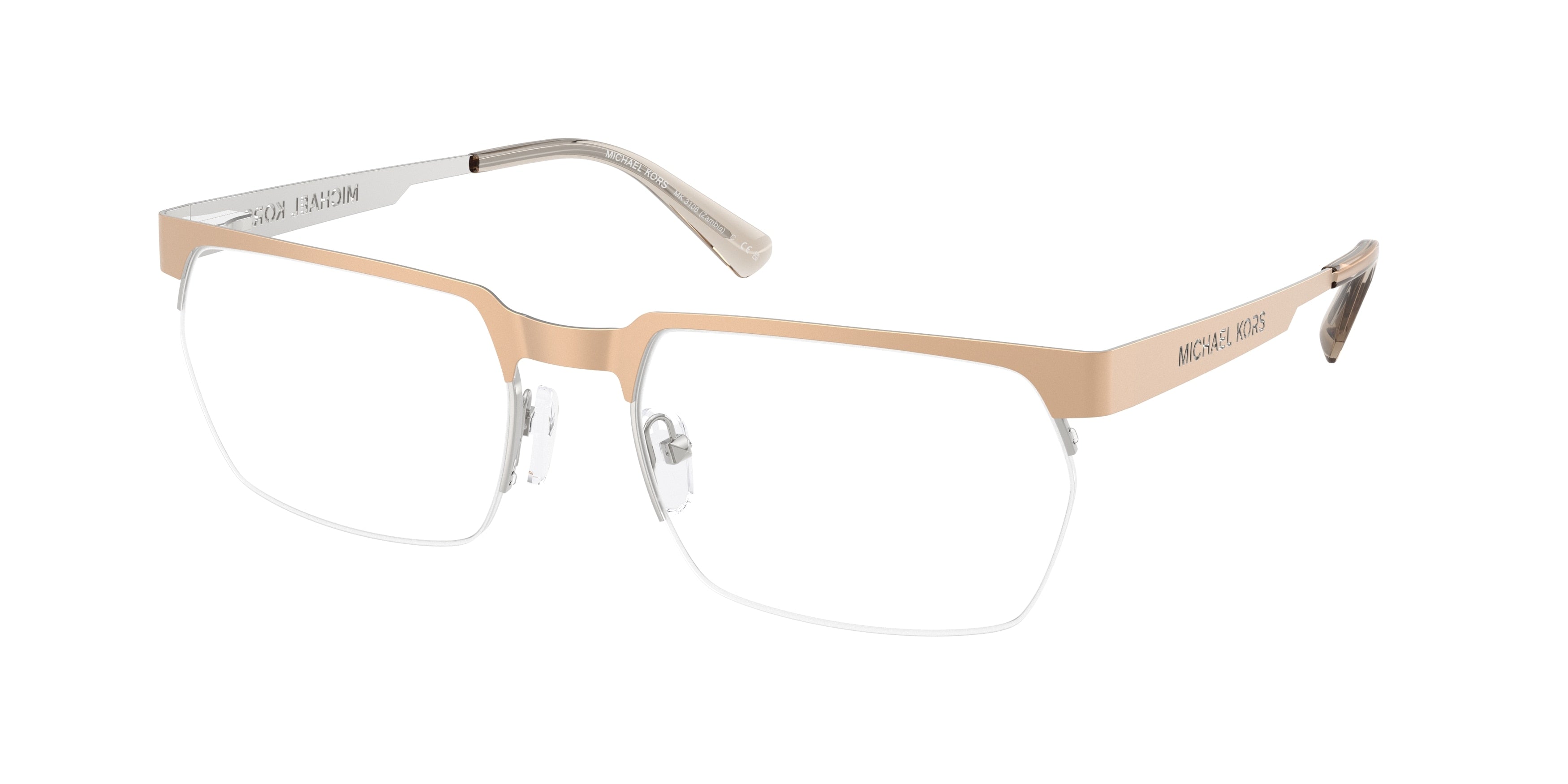 Gafas Oftálmicas Michael Kors Zambia MK3106 Dorado Mate