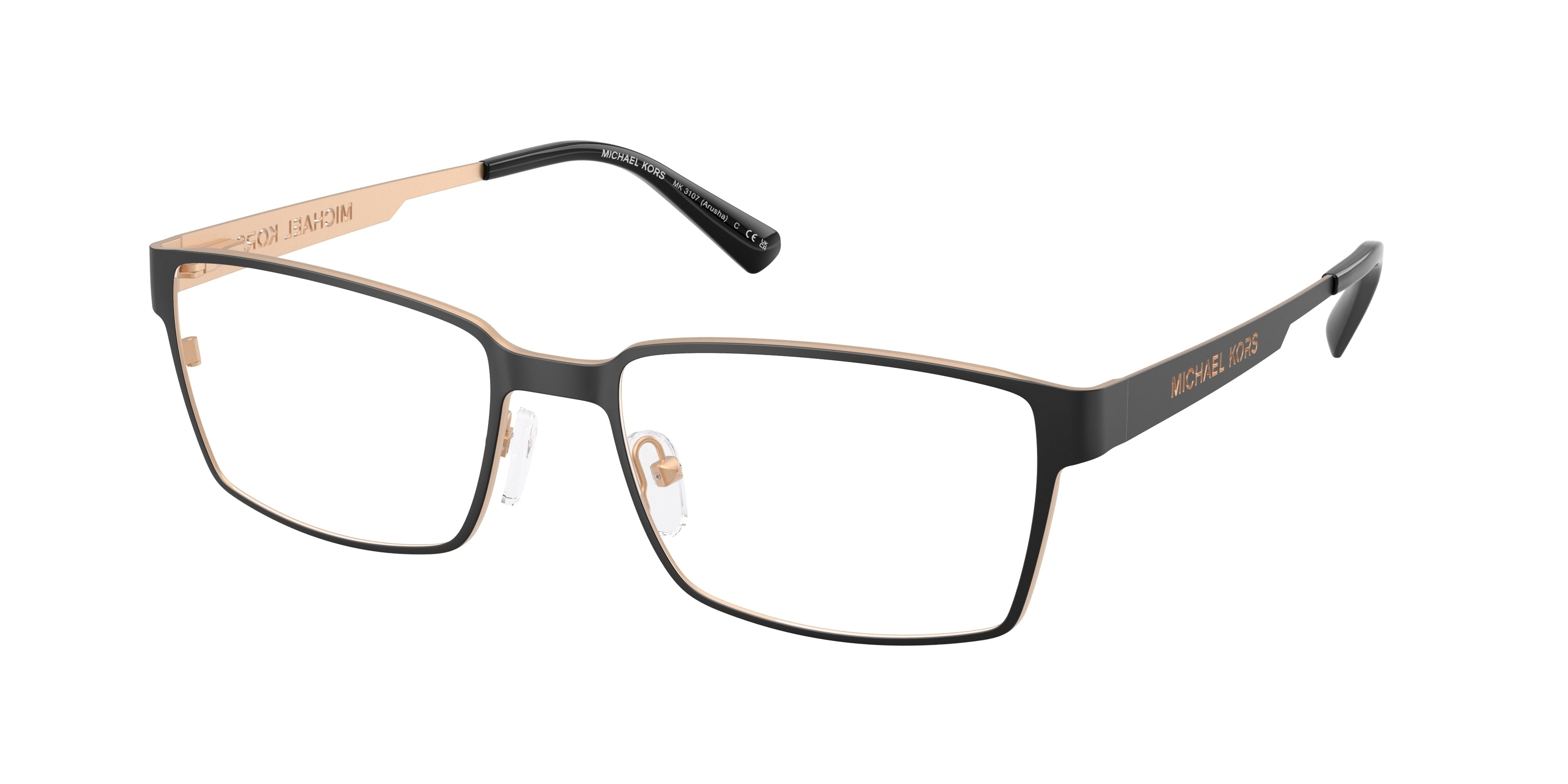 Gafas Oftálmicas Michael Kors Arusha MK3107 Negro Mate