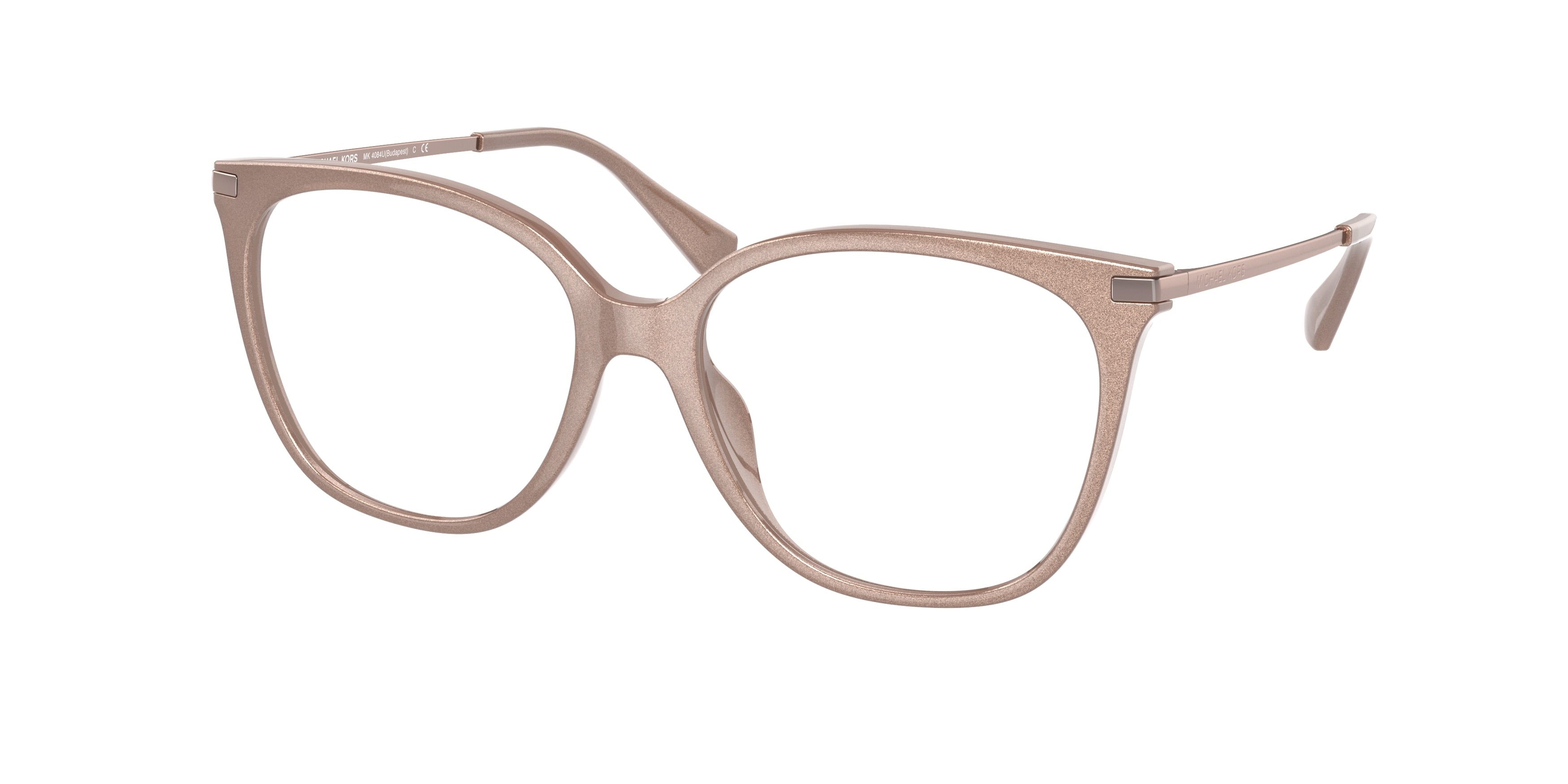 Gafas Oftálmicas Michael Kors Budapest MK4084U Rubor Camello Aperlado