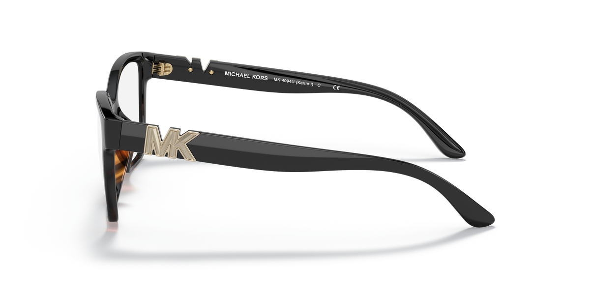 Gafas Oftálmicas Michael Kors Karlie I MK4094U Negro/Carey Oscuro