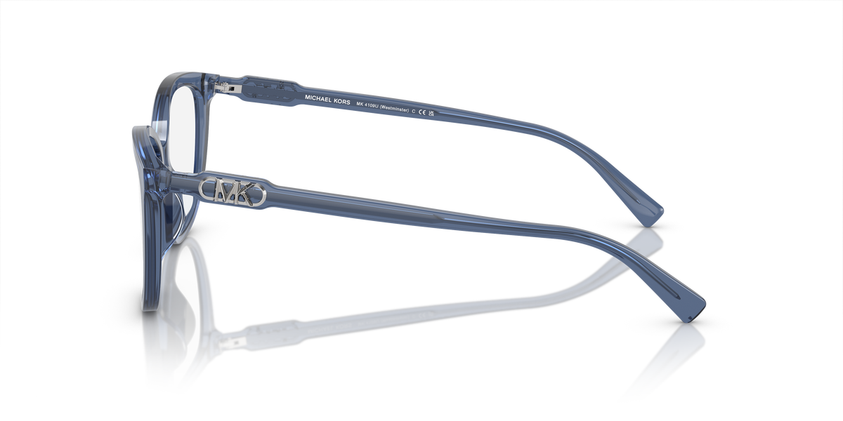 Gafas Oftálmicas Michael Kors Westminster MK4109U Azul Traslúcido