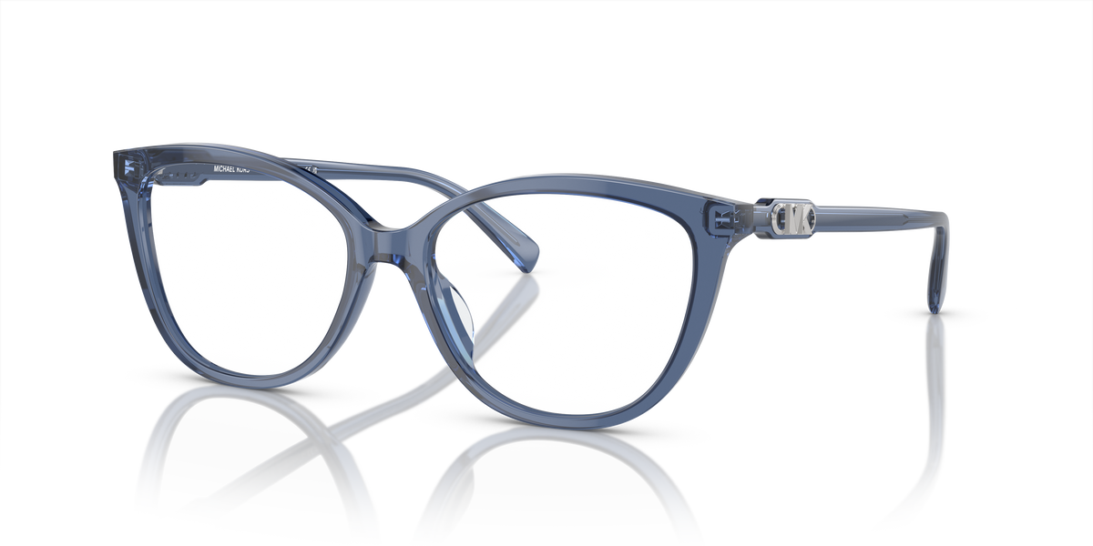 Gafas Oftálmicas Michael Kors Westminster MK4109U Azul Traslúcido