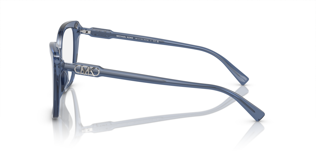 Gafas Oftálmicas Michael Kors Avila MK4110U Azul Traslúcido