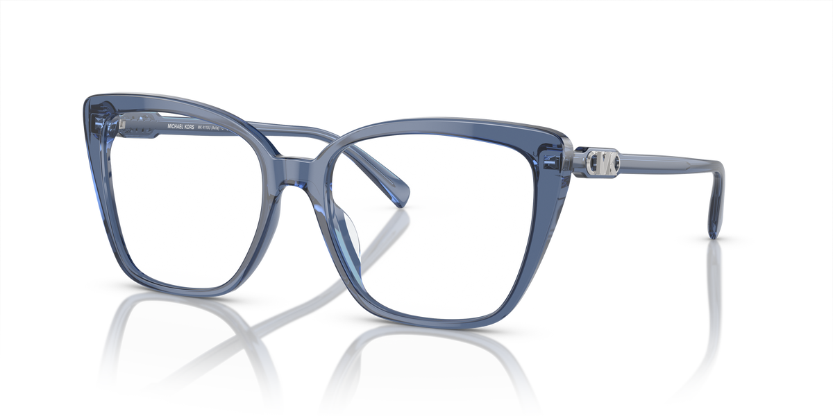 Gafas Oftálmicas Michael Kors Avila MK4110U Azul Traslúcido