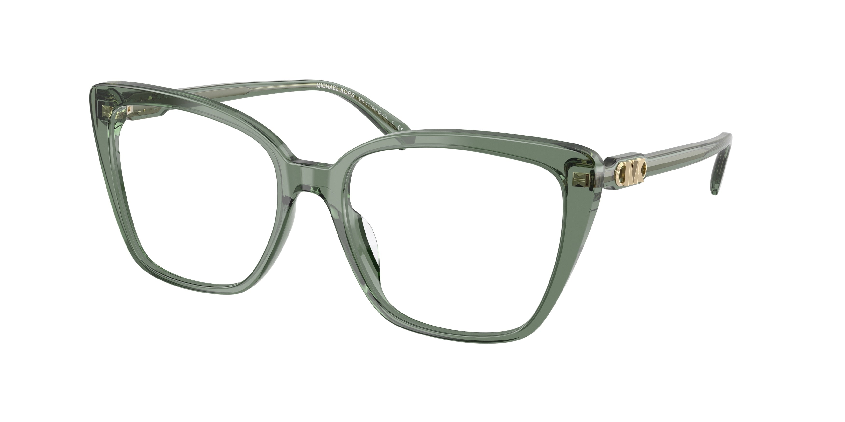 Gafas Oftálmicas Michael Kors Avila MK4110U Oliva ahumada transparente
