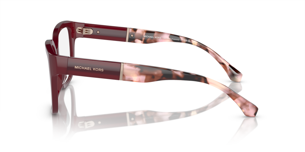 Gafas Oftálmicas Michael Kors Polanco MK4112 Rojo Oscuro Traslúcido