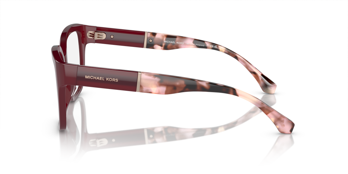 Gafas Oftálmicas Michael Kors Polanco MK4112 Rojo Oscuro Traslúcido