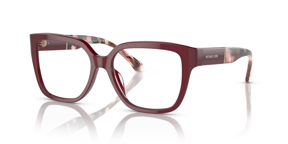 Gafas Oftálmicas Michael Kors Polanco MK4112 Rojo Oscuro Traslúcido