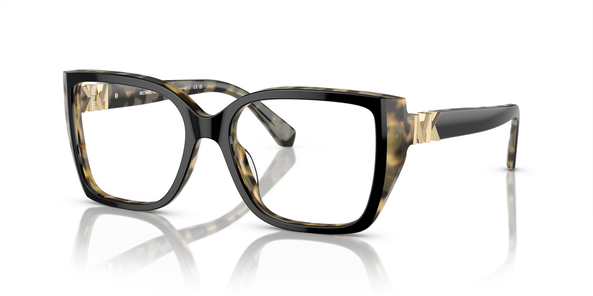 Gafas Oftálmicas Michael Kors Castello MK4115U Negro/tortuga ámbar