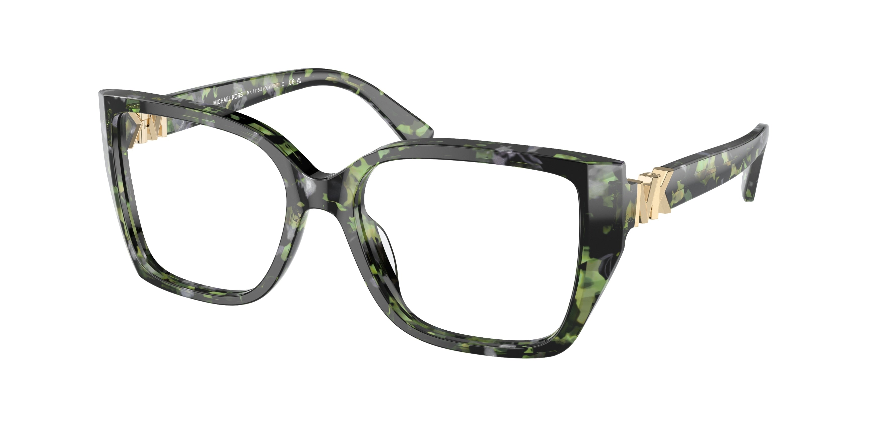 Gafas Oftálmicas Michael Kors Castello MK4115U Tortuga verde amazónica