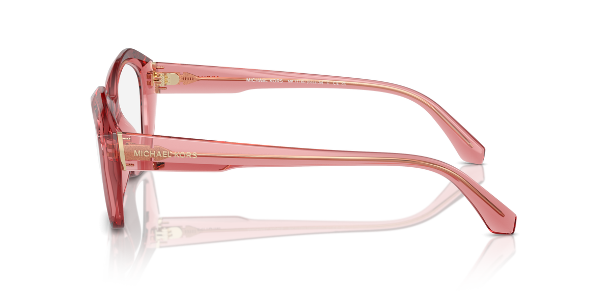 Gafas Oftálmicas Michael Kors Seaside MK4116U Rosáceo traslúcido