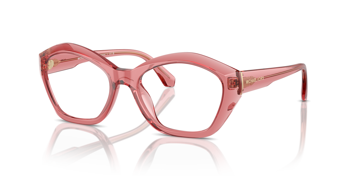 Gafas Oftálmicas Michael Kors Seaside MK4116U Rosáceo traslúcido
