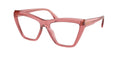 Gafas Oftálmicas Michael Kors Hawaii MK4118U Rosáceo traslúcido