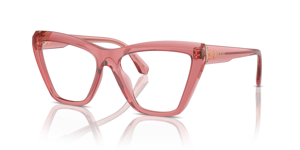 Gafas Oftálmicas Michael Kors Hawaii MK4118U Rosáceo traslúcido