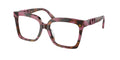 Gafas Oftálmicas Michael Kors Nassau MK4119U Carey estampado ciruela
