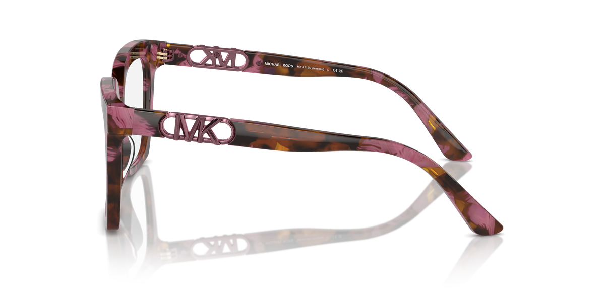 Gafas Oftálmicas Michael Kors Nassau MK4119U Carey estampado ciruela