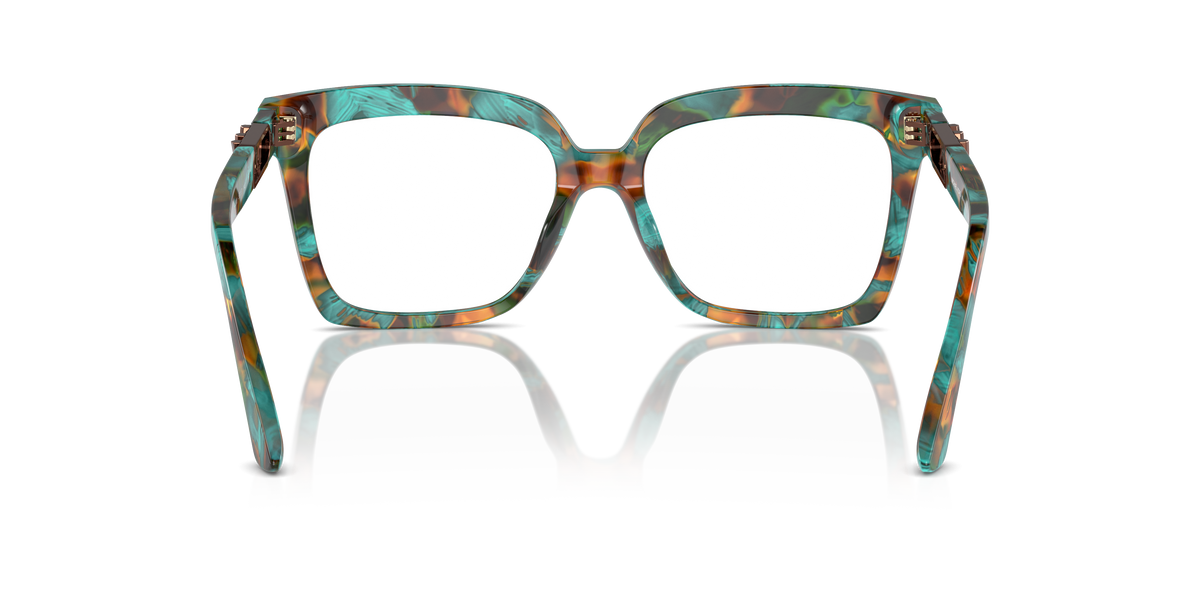 Gafas Oftálmicas Michael Kors Nassau MK4119U Carey estampado turquesa