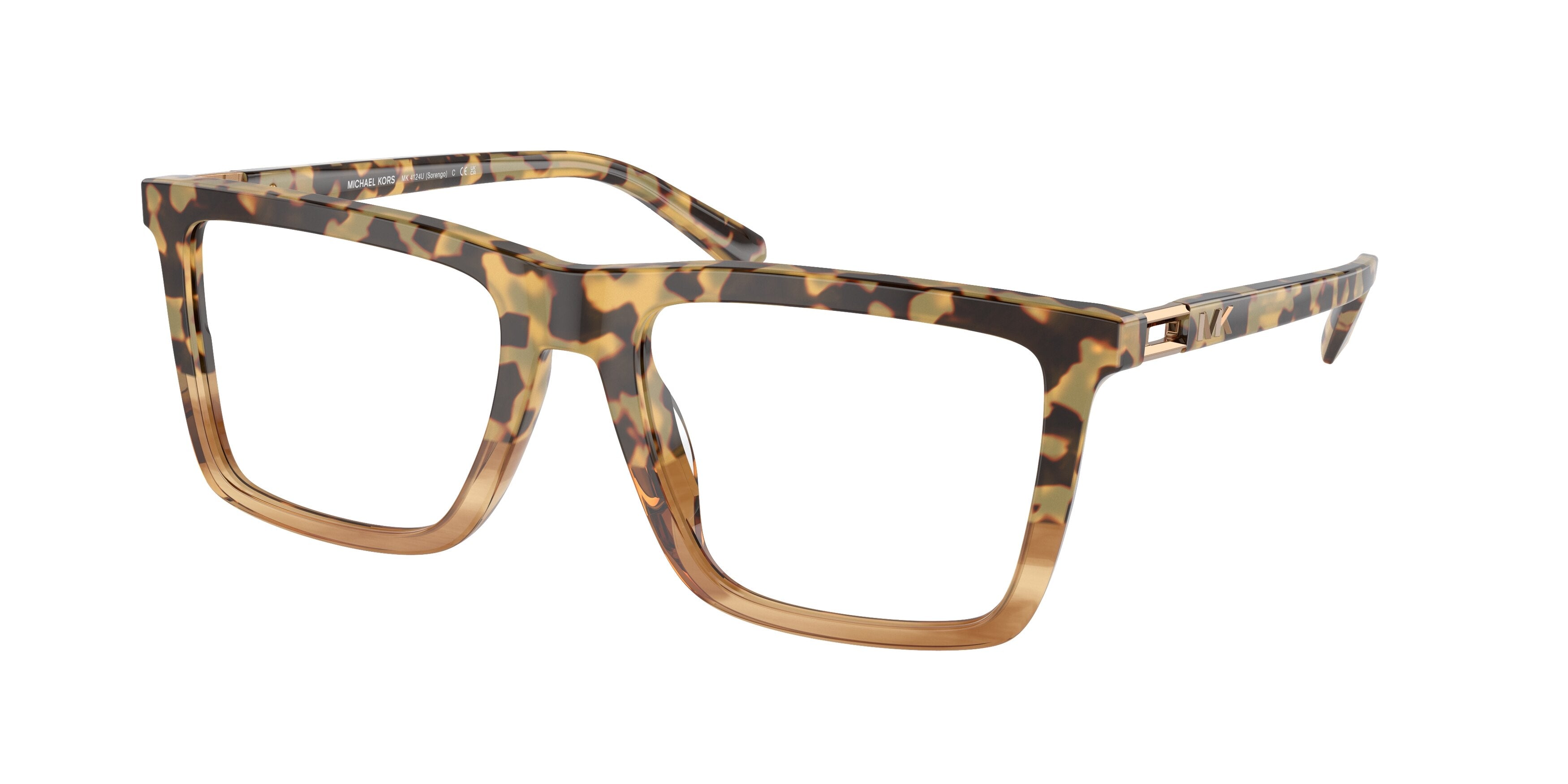 Gafas Oftálmicas Michael Kors Sorengo MK4124U Brown Block Tortoise