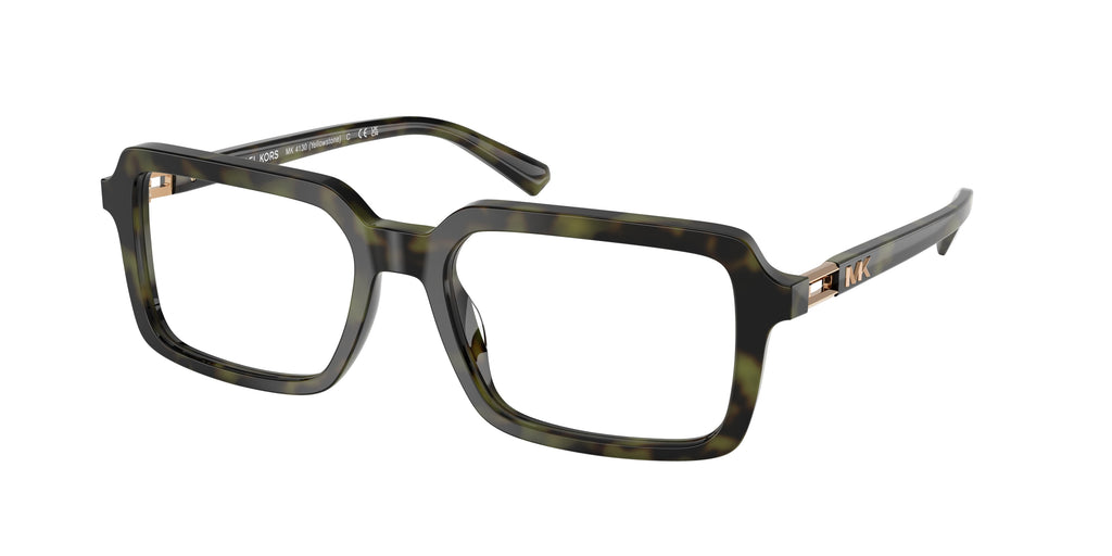 Gafas Oftálmicas Michael Kors Yellowstone MK4130 Carey Verde Olivo