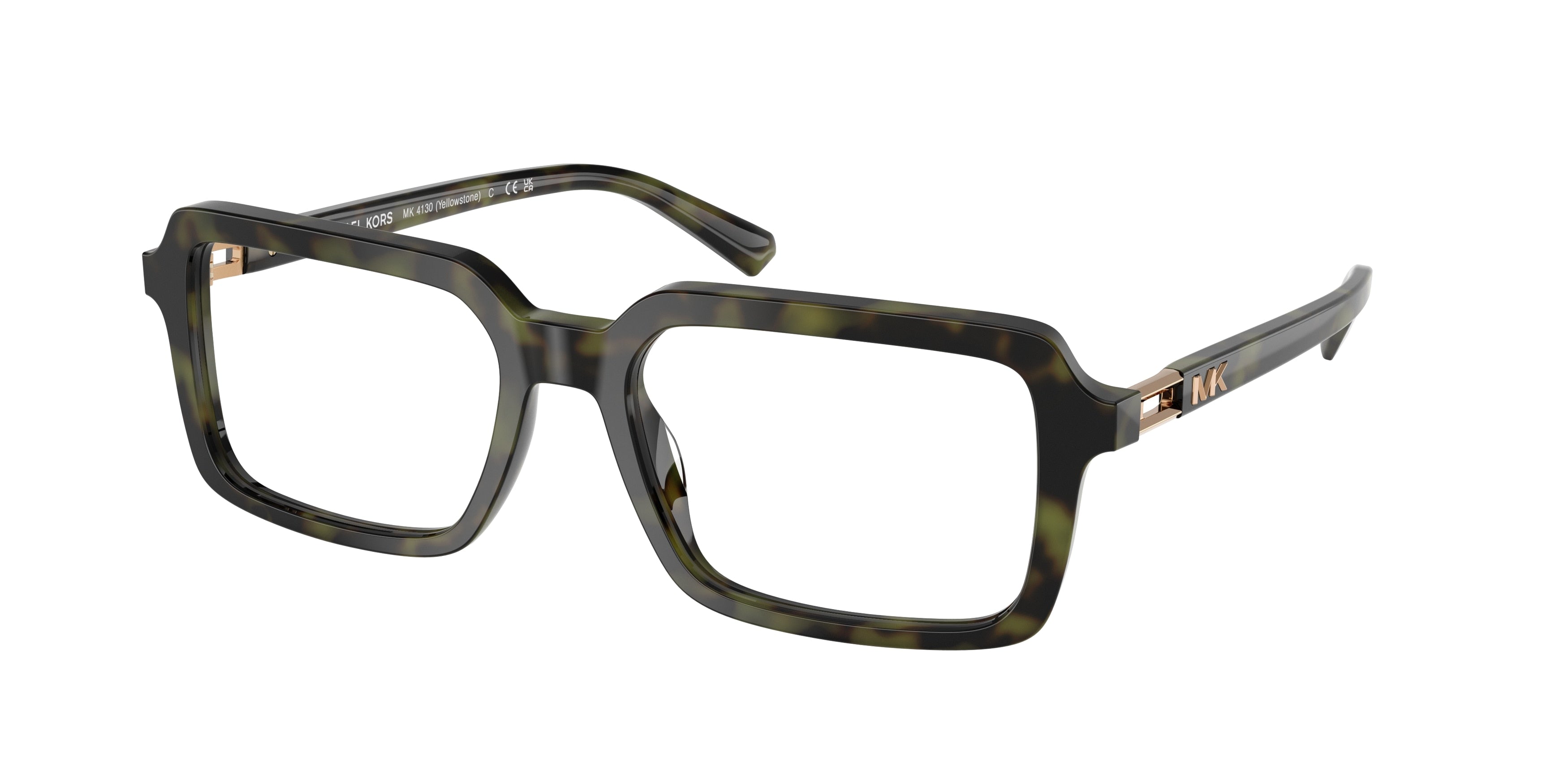 Gafas Oftálmicas Michael Kors Yellowstone MK4130 Carey Verde Olivo