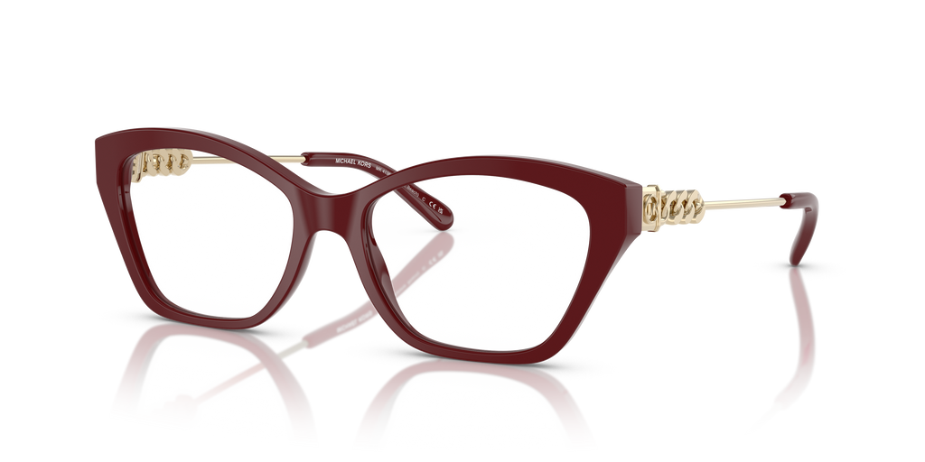 Gafas Oftálmicas Michael Kors Makena Beach MK4136 Rojo Profundo