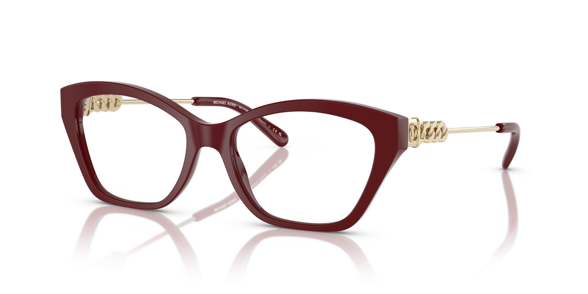 Gafas Oftálmicas Michael Kors Makena Beach MK4136 Rojo Profundo