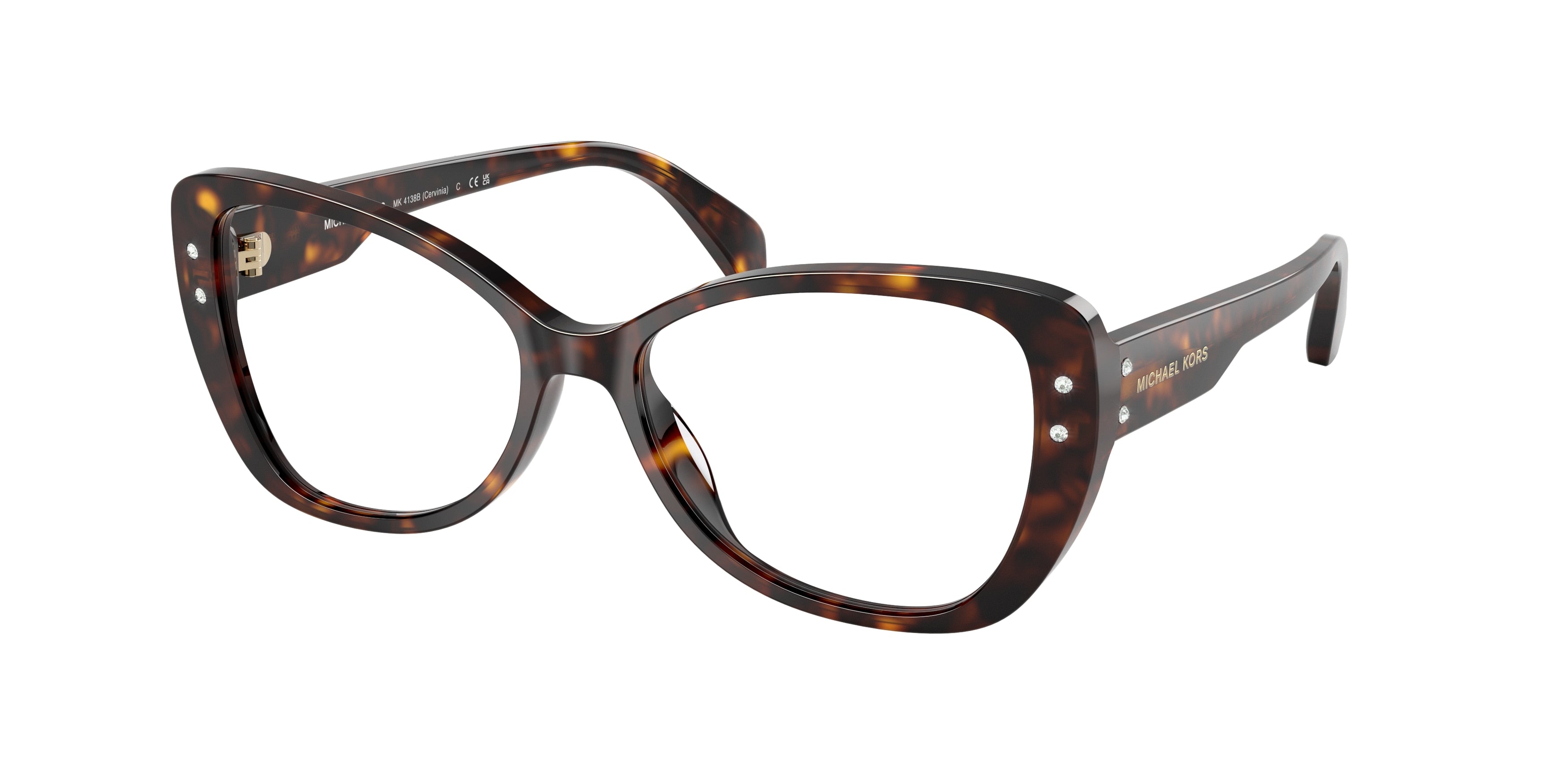 Gafas Oftálmicas Michael Kors Cervinia MK4138B Carey Oscuro