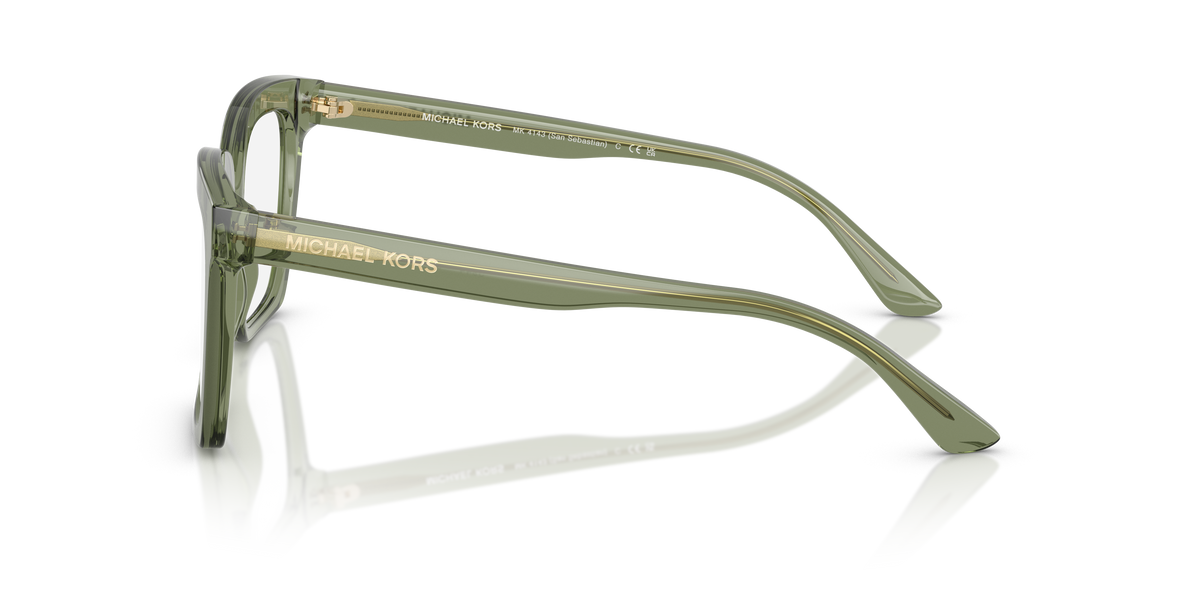Gafas Oftálmicas Michael Kors San Sebastian MK4143 Verde Traslúcido