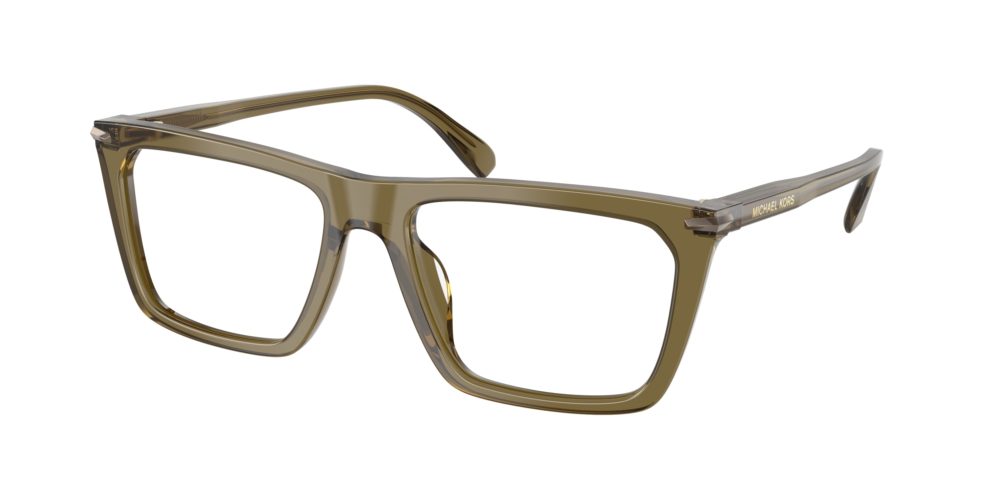 Gafas Oftálmicas Michael Kors Echo Park MK4157U Verde Olivo Traslúcido