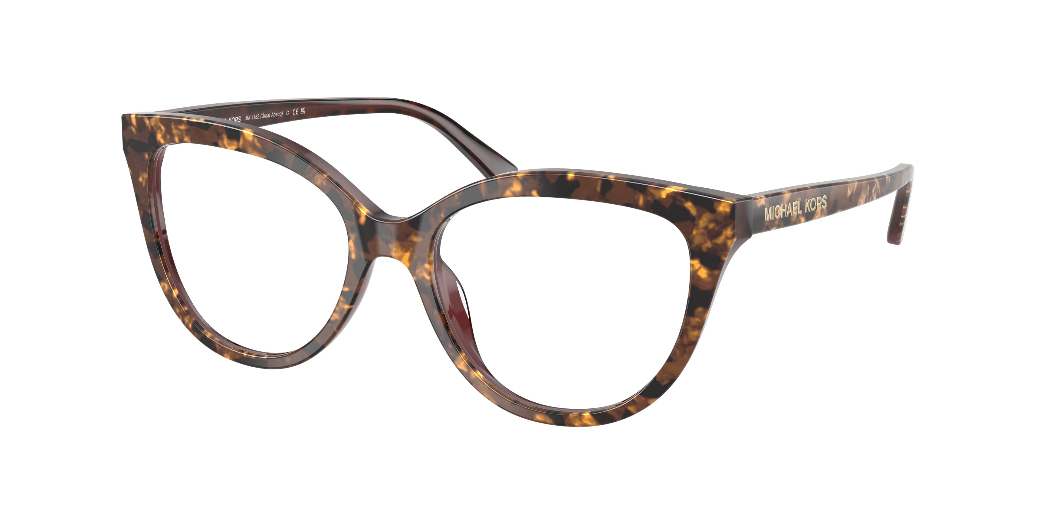 Gafas Oftálmicas Michael Kors Great Abaco MK4162 Tortuga perlada marrón