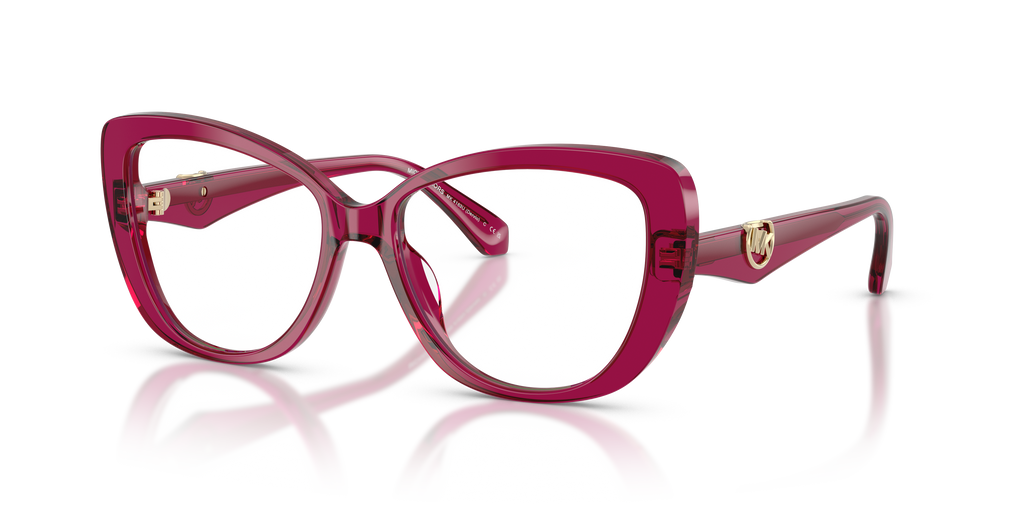 Gafas Oftálmicas Michael Kors Dervio MK4163U Ciruela Traslúcido