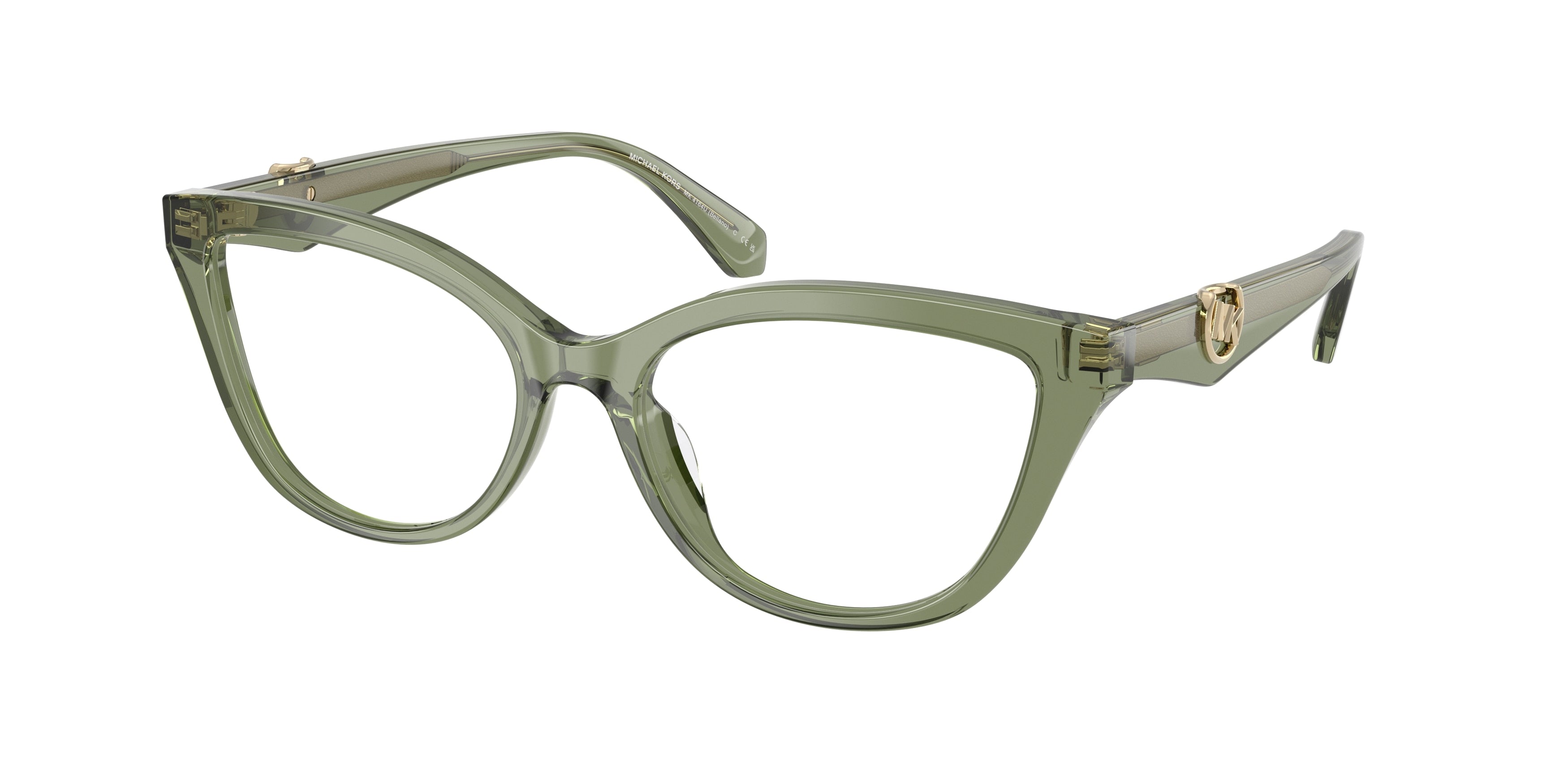 Gafas Oftálmicas Michael Kors Bellano MK4164U Verde Traslúcido
