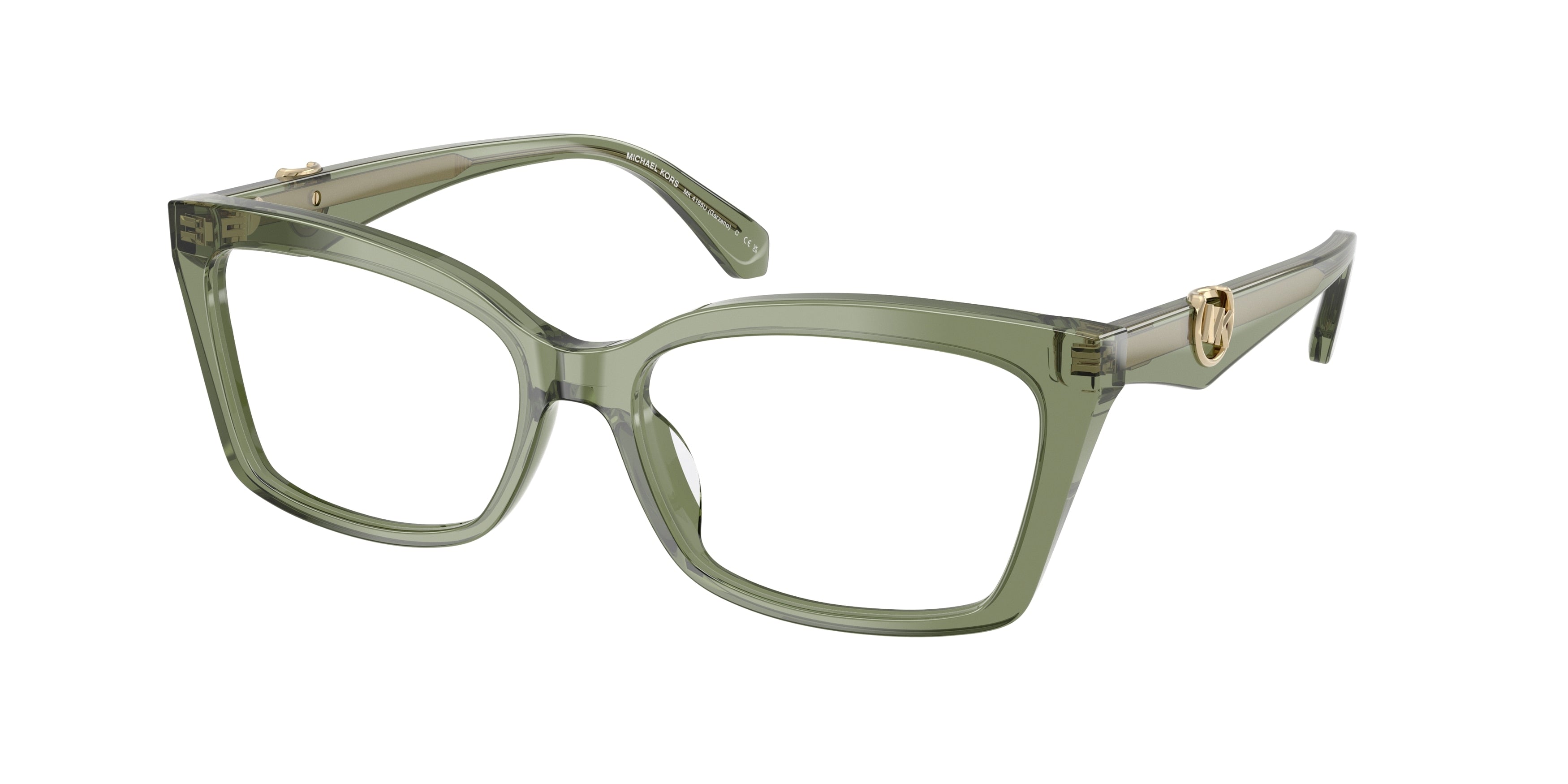 Gafas Oftálmicas Michael Kors Garzeno MK4165U Verde Traslúcido