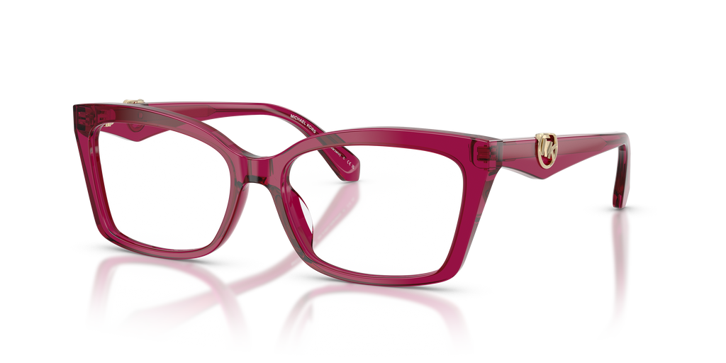 Gafas Oftálmicas Michael Kors Garzeno MK4165U Ciruela Traslúcido