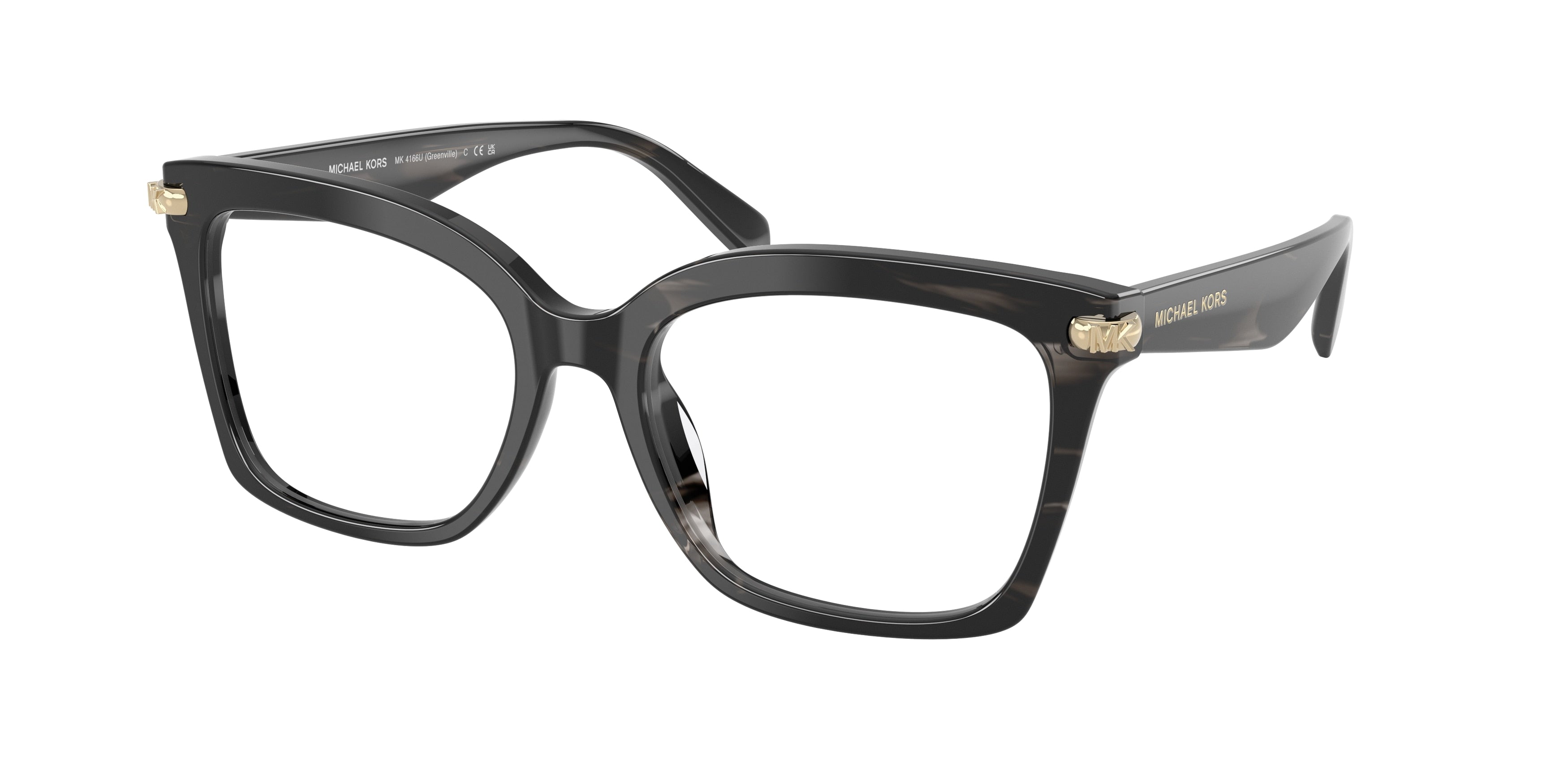Gafas Oftálmicas Michael Kors Greenville MK4166U Cuerno Negro