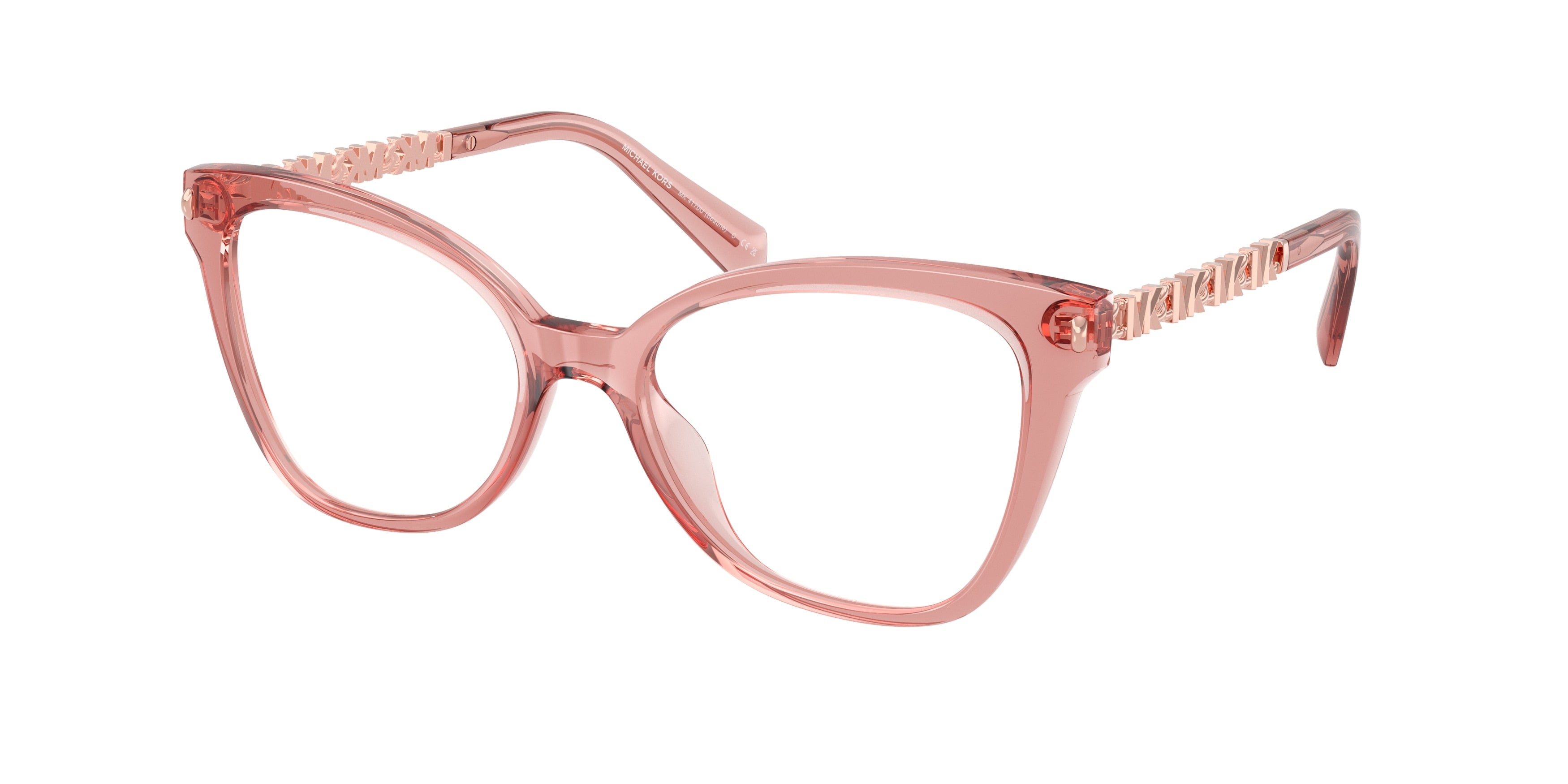 Gafas Oftálmicas Michael Kors Beaune MK4170U Rosa Traslúcido