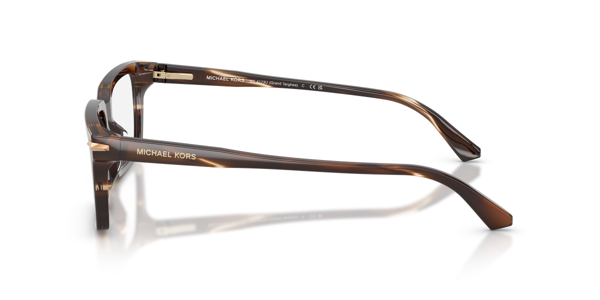 Gafas Oftálmicas Michael Kors Grand Targhee MK4173U Cuerno Marrón