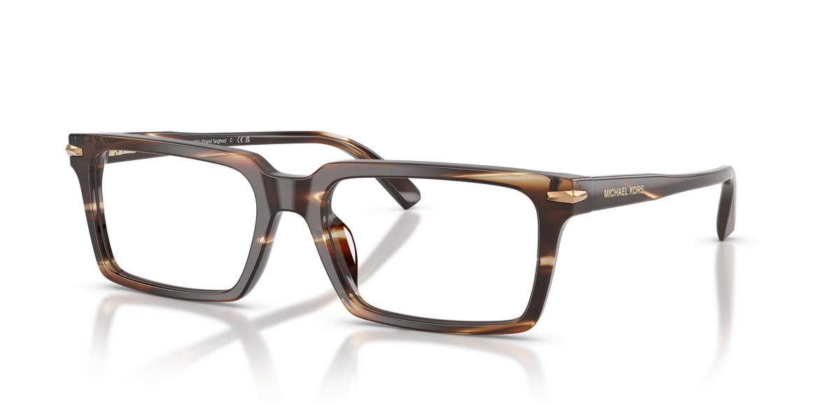 Gafas Oftálmicas Michael Kors Grand Targhee MK4173U Cuerno Marrón