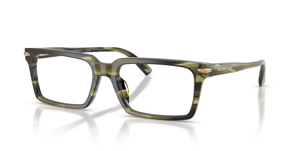 Gafas Oftálmicas Michael Kors Grand Targhee MK4173U Cuerno Verde Olivo