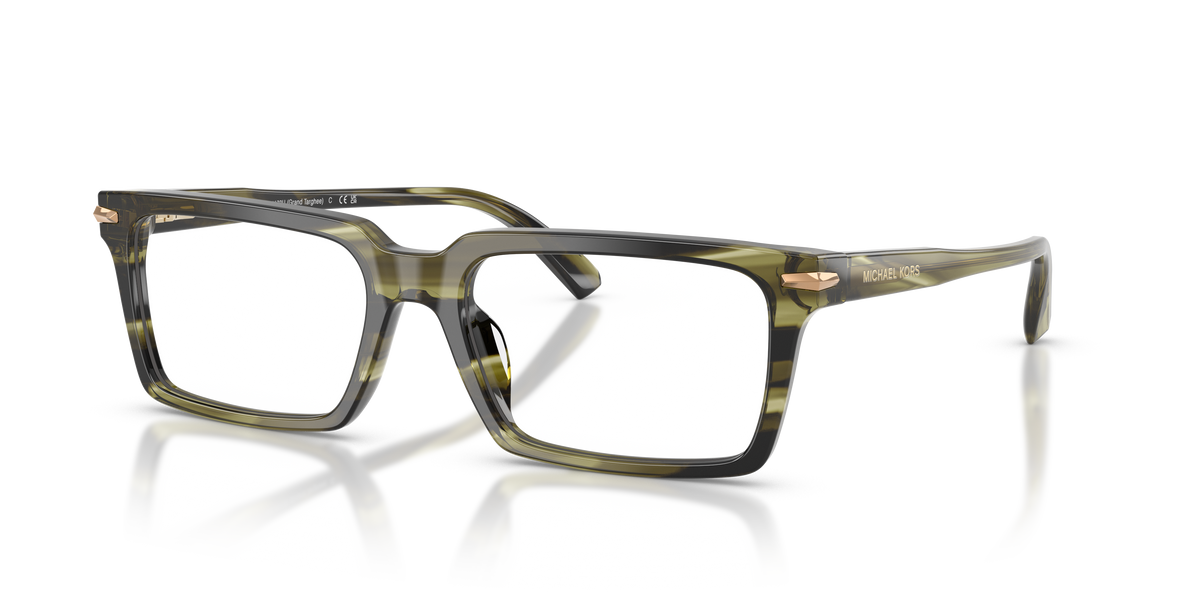 Gafas Oftálmicas Michael Kors Grand Targhee MK4173U Cuerno Verde Olivo