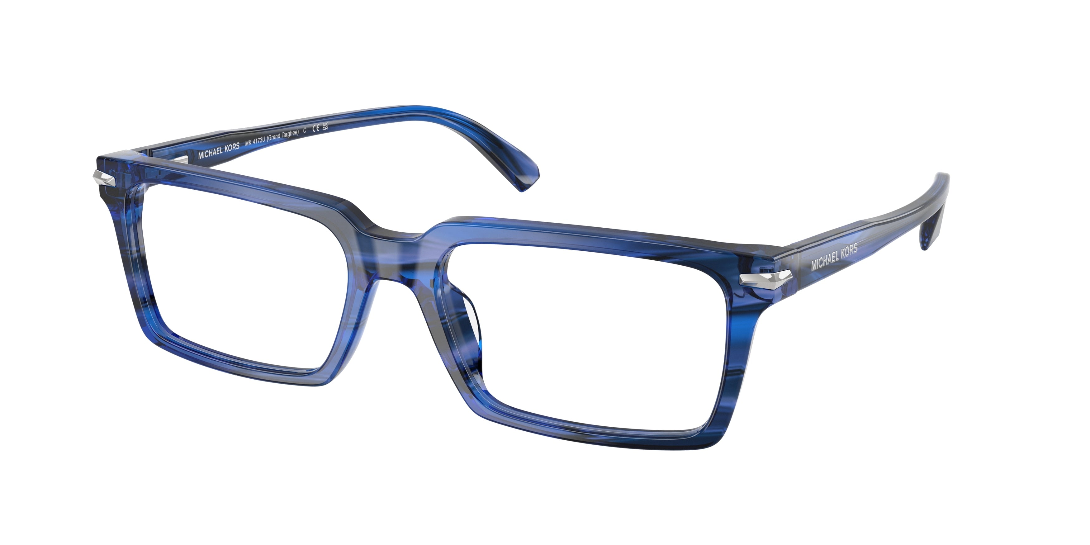 Gafas Oftálmicas Michael Kors Grand Targhee MK4173U Cuerno Azul