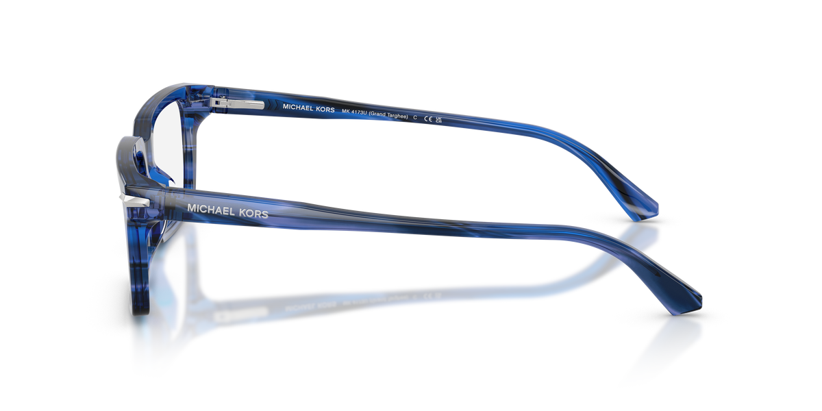 Gafas Oftálmicas Michael Kors Grand Targhee MK4173U Cuerno Azul