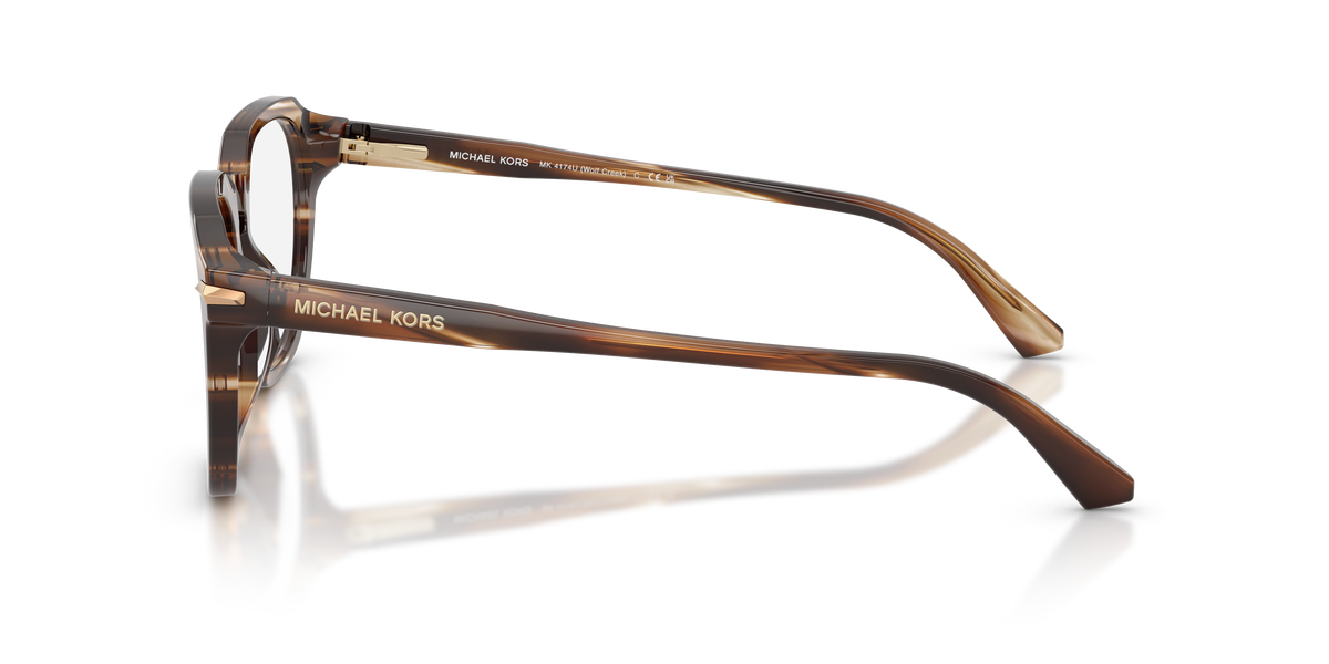 Gafas Oftálmicas Michael Kors Wolf Creek MK4174U Cuerno Marrón