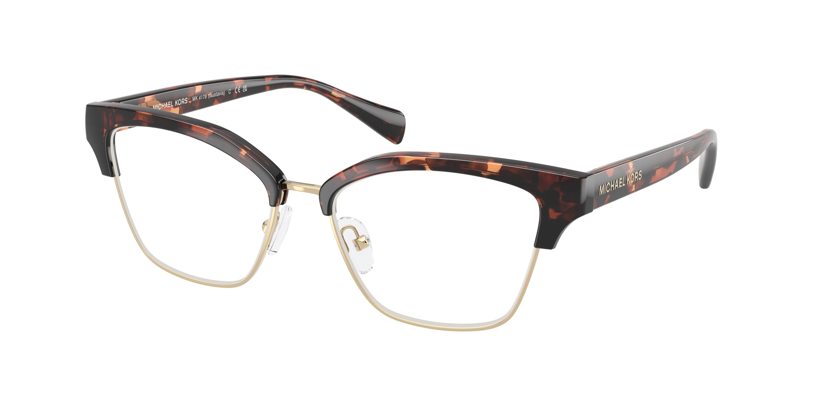 Gafas Oftálmicas Michael Kors Gustavia MK4178 Carey Oscuro