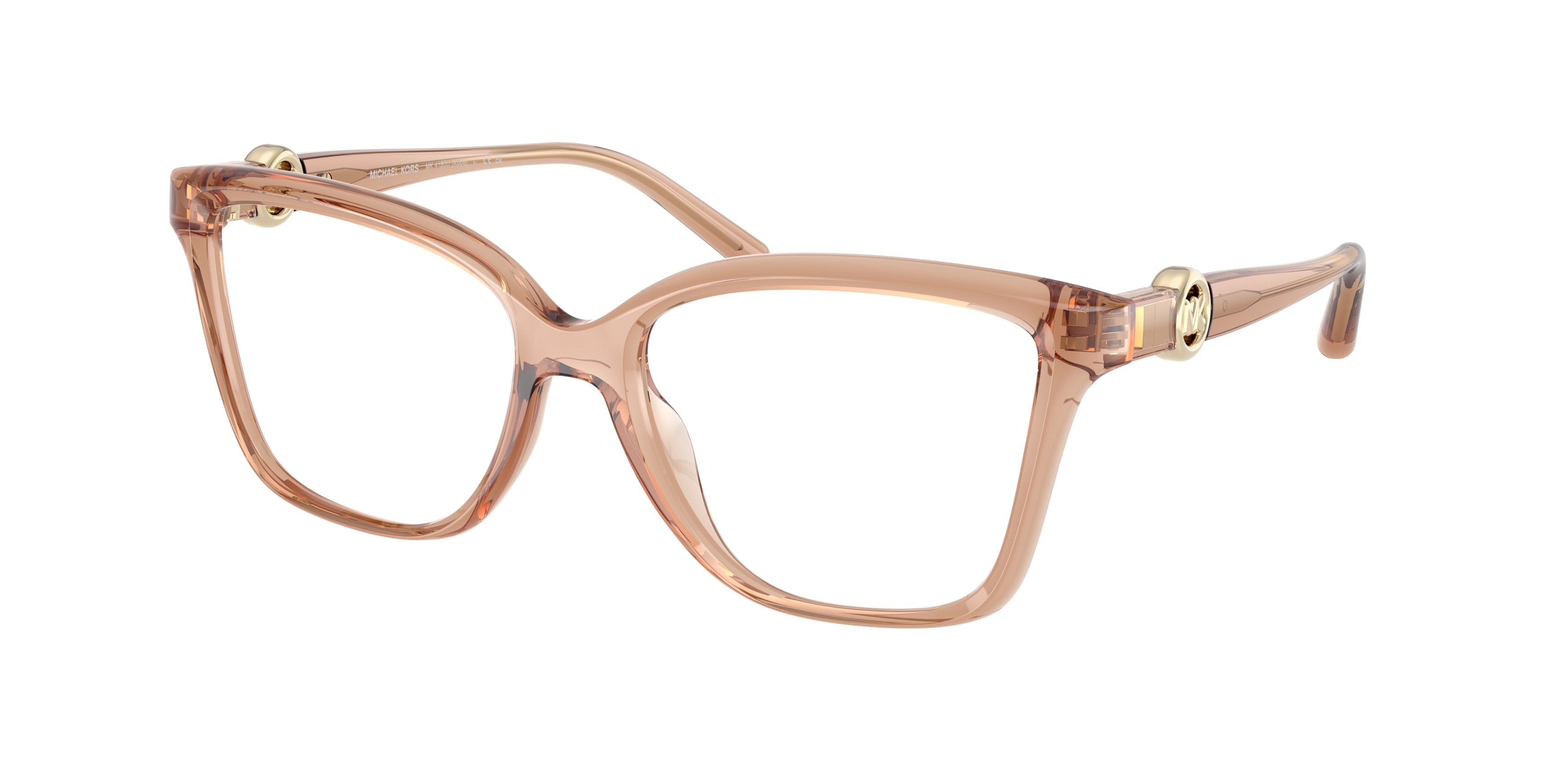 Gafas Oftálmicas Michael Kors Kobe MK4180U Marrón Claro Traslúcido