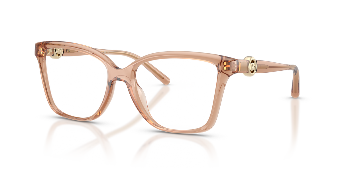 Gafas Oftálmicas Michael Kors Kobe MK4180U Marrón Claro Traslúcido