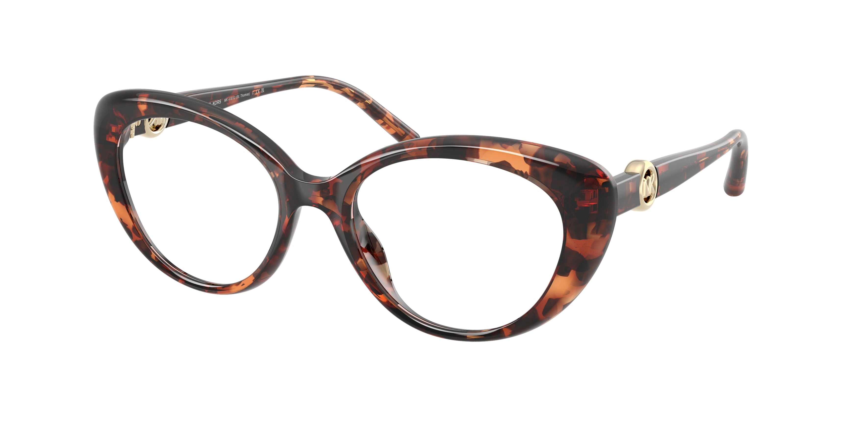 Gafas Oftálmicas Michael Kors St. Thomas MK4181U Luggage Tortoise