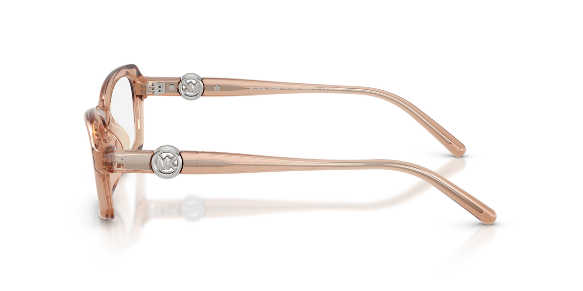Gafas Oftálmicas Michael Kors Hakone MK4182U Marrón Claro Traslúcido